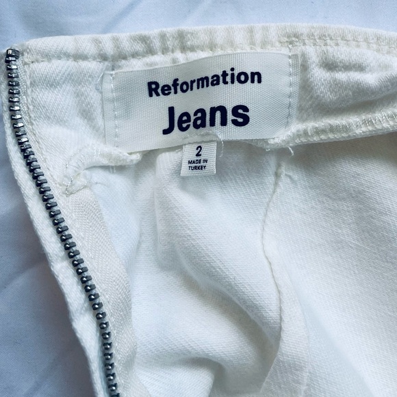 Reformation Pamela romper size 2 white - Picture 3 of 3